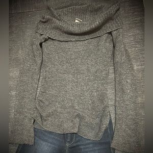 I ❤️ next era Cowl Neck Sweater M Gray